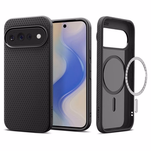 Spigen Liquid Air Mag MagSafe dėklas, skirtas Google Pixel 11 Pro XL, matinis juodas