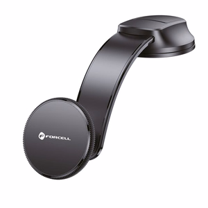FORCELL F-GRIP MagFlex magnetinis automobilinis laikiklis priekinio stiklo ir prietaisų skydelio, suderinamas su MagSafe, juodas