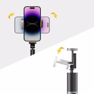 TECH-PROTECT L08S BLUETOOTH ASMENUKIŲ LAZDA SU TRIKOJU JUODAS