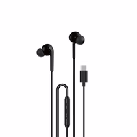 Dudao X3C+ Wiraudonas USB-C In-Ear Ausinės 1.2m - Juodas