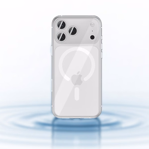 Benks magnetinis Crystal dėklas Iphone 17 Pro telefonui skaidrus (su kameros valdymo mygtuku)