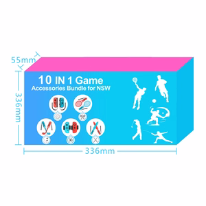 Nintendo Switch Sports 10-in-1 šeimos priedų paketas - Raudonas ir mėlynas
