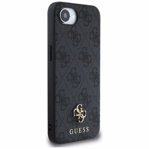 Guess 4G Small 4G and Classic MagSafe dėklas telefonui iPhone 16e - juodas