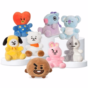 Line Friends BT21 TATA Palm Pals pliušinis talismanas, 13 cm