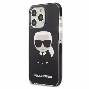 Karl Lagerfeld Iconik Karl dėklas iPhone 13 Pro / iPhone 13 - juodas