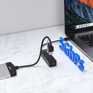 UNITEK H1117A aktyvus USB-A šakotuvas 4x USB-A 3.1, 10W