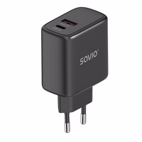 SAVIO LA-06/B USB Quick Charge Power Delivery 3.0 30W vidinis įkroviklis