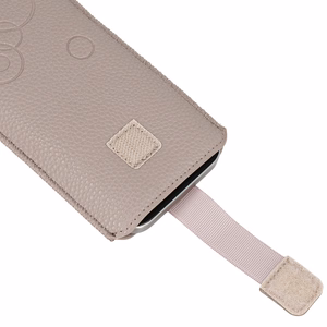 WONDER Deko dėklas telefonui (Dydis XL) Iphone 15/15 Pro/Iphone 16/16 Pro/Samsung S24/S24 Plus/S25/S25 Plus/A53/A55 5G kapučino