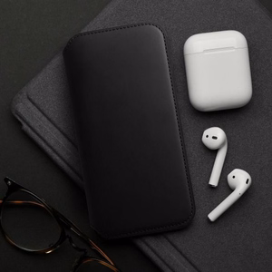 Dvigubos kišenės dėklas telefonui XIAOMI Redmi Note 13 5G juodas