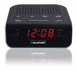 Blaupunkt CR5WH radijo imtuvas Laikrodis Juoda, Balta