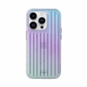 Uniq Coehl Linear dėklas telefonui iPhone 14 Pro - mėlynas ir rožinis