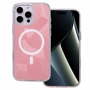 Flash Mag dėklas for iPhone 16 Pro 6,3" rožinis