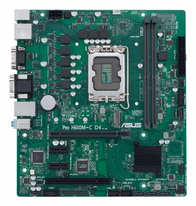ASUS PRO H610M-C D4-CSM pagrindinė plokštė Intel H610 LGA 1700 micro ATX