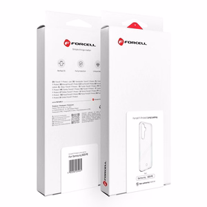 FORCELL F-PROTECT Ilgalaikis plonas dėklas SAMSUNG S23 FE - skaidrus