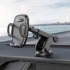 Automobilio laikiklis BH53 Windy su priekinio stiklo laikikliu juodas