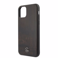 Mercedes Wood Line Rosewood dėklas iPhone 11 Pro - rudas