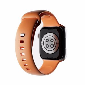 Puro Icon silikoninis dirželis Apple Watch 44 / 45 / 46 / 49 mm – oranžinis