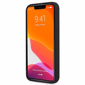 Mercedes Silikoninė Linija Dėklas iPhone 13 mini - Juodas