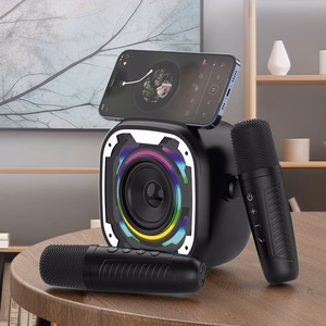 Blavec nešiojamas Bluetooth garsiakalbis WS-08 Karaoke Idol – 8W su 2 mikrofonais (WS08-2MW) baltas