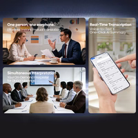 Blavec Bluetooth TWS Ausinės BW-08 Speak AI juodos