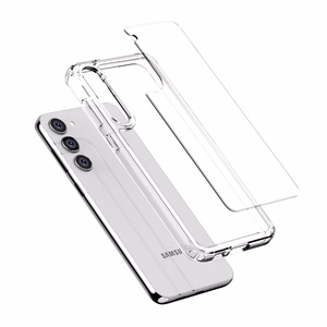 Crong Crystal Shield Cover dėklas, skirtas Samsung Galaxy S23+, skaidrus