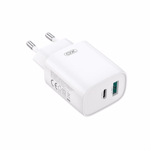 XO wall įkroviklis CE29 PD 20W 1x USB-C 1x USB baltas