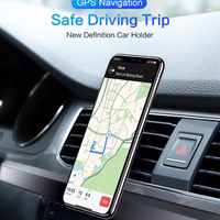 "Maxlife" automobilinis laikiklis oro ventiliacijos angai MXCH-13 magnetinis sidabrinis