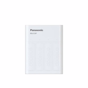 Panasonic Eneloop Smartplus BQ-CC87 / BQ-CC87USB – buitinių akumuliatorių įkroviklis, maitinamas per USB