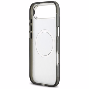 Karl Lagerfeld IML Choupette galvos logotipo magnetinis iPhone Air dėklas - juodas