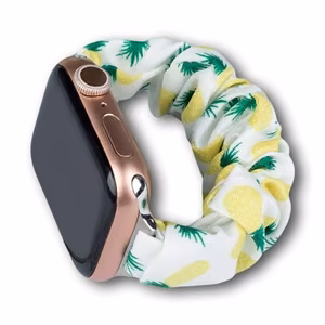 Audinė juosta Apple Watch 38 / 40 / 41 mm dirželis apyrankė guminė juosta - ananasas