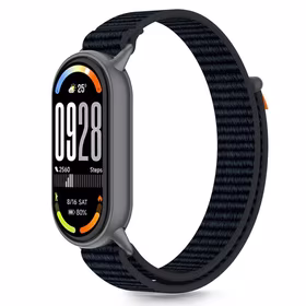 TECH-PROTECT NYLON STRIPE XIAOMI SMART BAND 8 / 9 / 10 / NFC JUODAS/ORANŽINIS