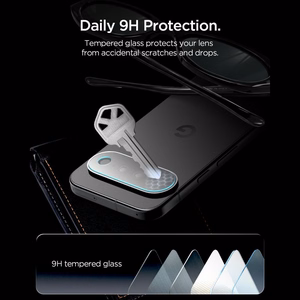 Spigen Optik Pro HD 2 vnt. kamerų objektyvų grūdinto stiklo apsaugų rinkinys, skirtas Google Pixel 11