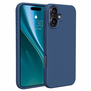 "Etteri" silikoninis dėklas "iPhone 16 Plus" 6,7" tamsiai mėlynas