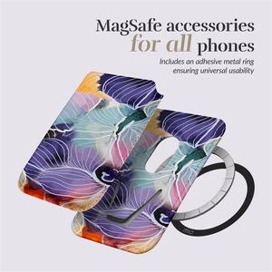MIO Flowers Magsafe dėklas su kortelių laikikliu