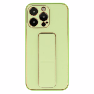 TEL PROTECT odinis prabangus dėklas su stovu iPhone 11 Pro telefonui mėtų spalvos
