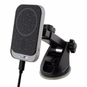 Car phone holder induction BMW compatible with MagSafe 15W for windshield / dashboard / air vent M Edition BMMWCCMPGPK black