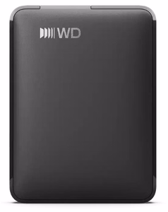 WD Elements Portable USB-C 1TB išorinis kietasis diskas, juodas