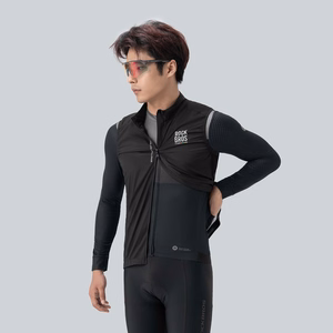 Rockbros TLMJ003-01 ROAD TO SKY men's lightweight breathable cycling vest M - black