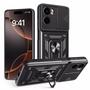 Defender Slide dėklas Xiaomi Redmi Note 15 Pro Plus 5G (EU) juodas