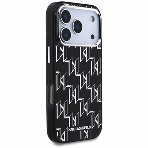 Karl Lagerfeld IML KL Monogram MagSafe чехол iPhone 17 Pro черный