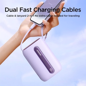 Išorinė baterija Joyroom „JR-L012 Plus Colorful“ Violet 20000mAh (22.5W)