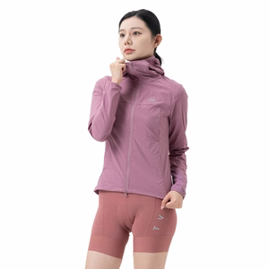 Rockbros YPW079 TVI Women's Cycling Jacket with Hood Size M - Pink