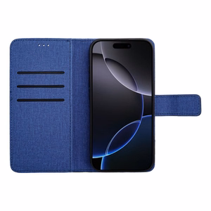 GOMMA Book dėklas telefonui IPHONE 17 mėlynas
