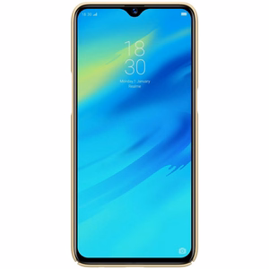 Nillkin Super Frosted Shield dėklas, skirtas Realme 3 Pro / Realme X Lite, aukso spalvos