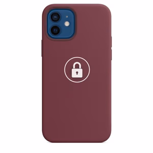Чехол для телефона "Silicone Case v2" для iPhone 12 Pro Max / Plum / в упаковке