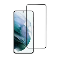 Apsauginis stiklas Blue Star - SAMSUNG Galaxy S21 pilnas paviršius (pilnas klijavimas/draugiškas dėklui) - juodas Apsauginis stiklas Blue Star