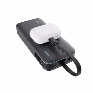Cuktech LPB200N 40W 20000mAh Powerbank with Integrated Cable - Gray