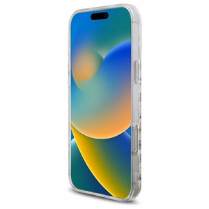 Hello Kitty IML Golden Leaves MagSafe dėklas telefonui iPhone 16 Pro Max - baltas