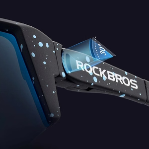 Rockbros SP297 poliarizuoti dviratininko akiniai - juoda