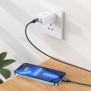Kabelis USB C į Lightning Hoco PD 27W 2 m X89 juodas